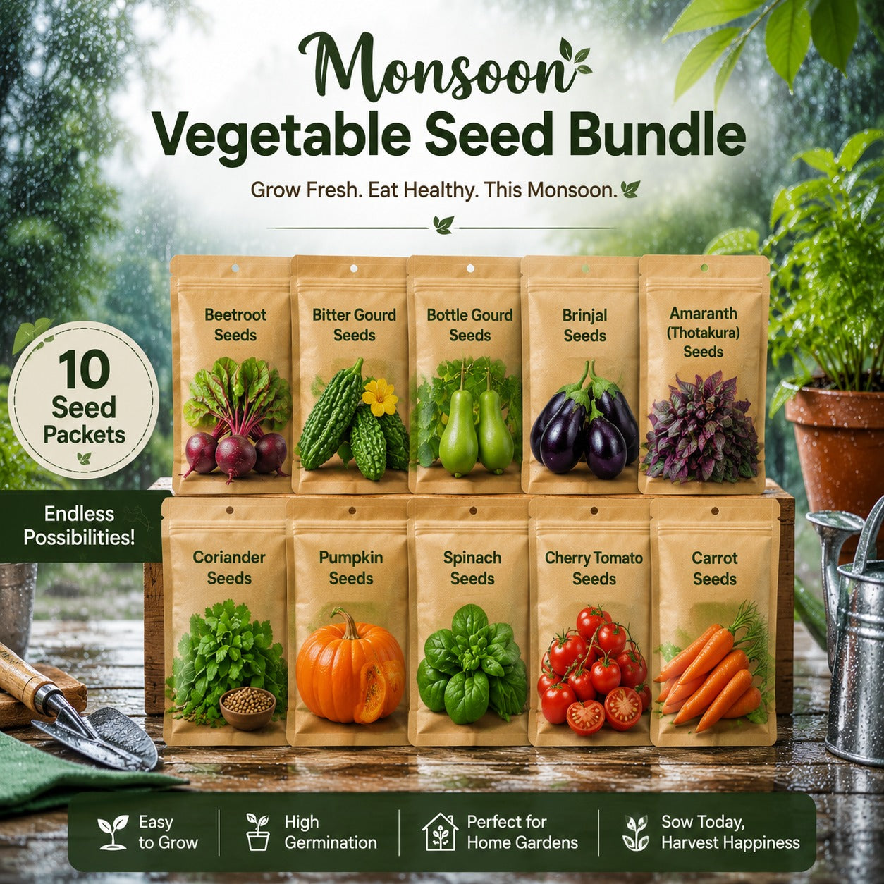 Monsoon Kitchen Garden Bundle