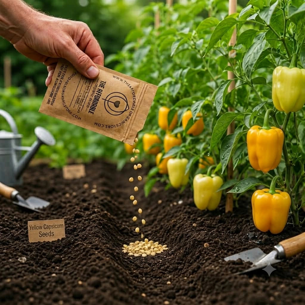 Capsicum Yellow Seeds (10 seeds)