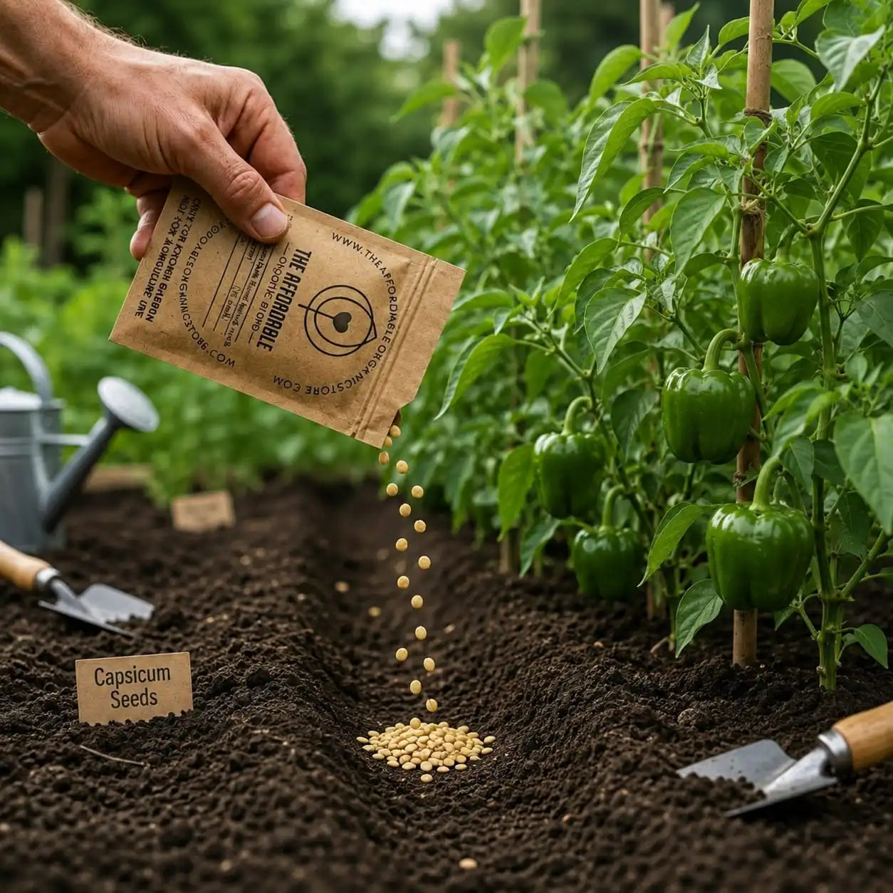 Capsicum Green Seeds (20 seeds)