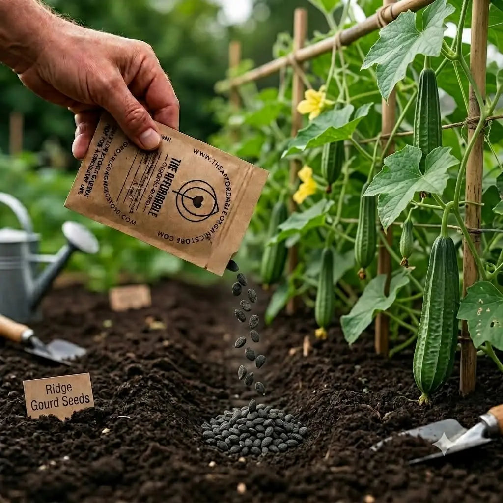 Ridge Gourd Seeds (5 Seeds)