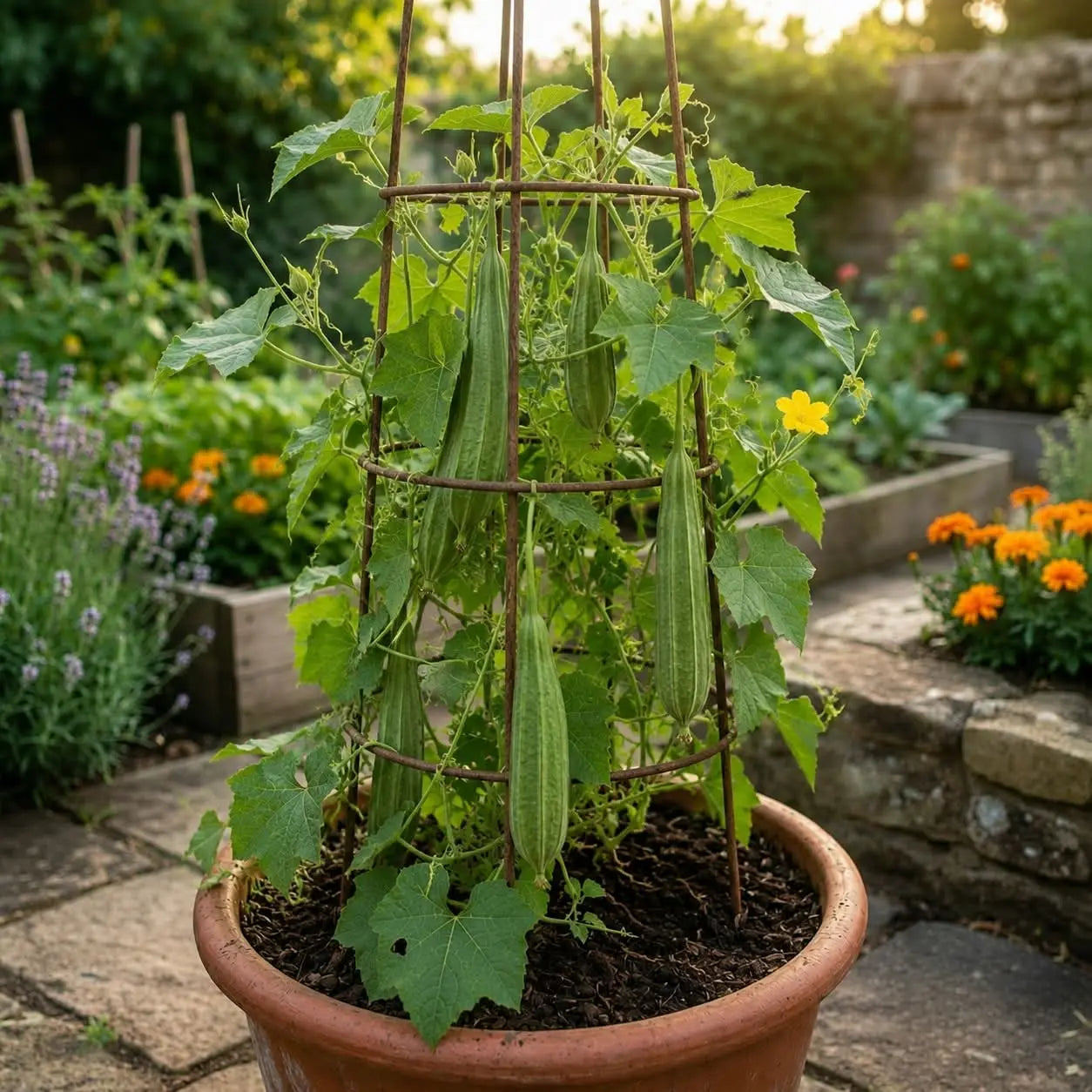 Ridge Gourd Seeds (5 Seeds)