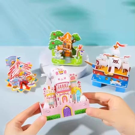 Multiple puzzle collectibles.