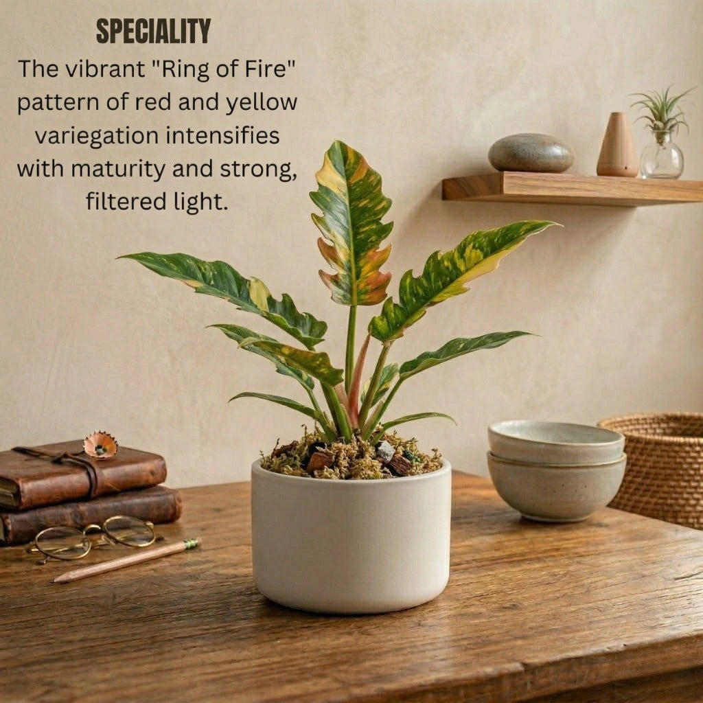 Ring of Fire Variegated Plant Sapling (1Pc)