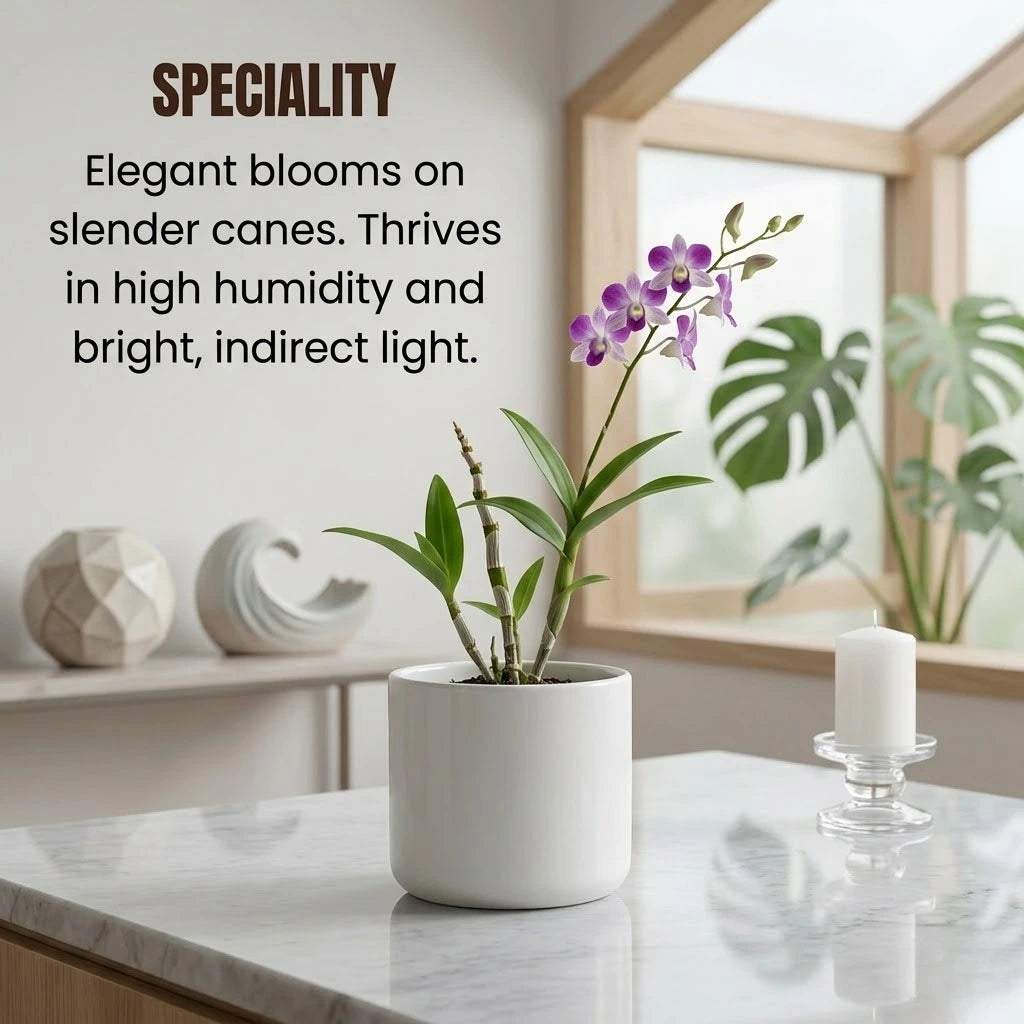 Dendrobium Orchid Plant Sapling (1pc)