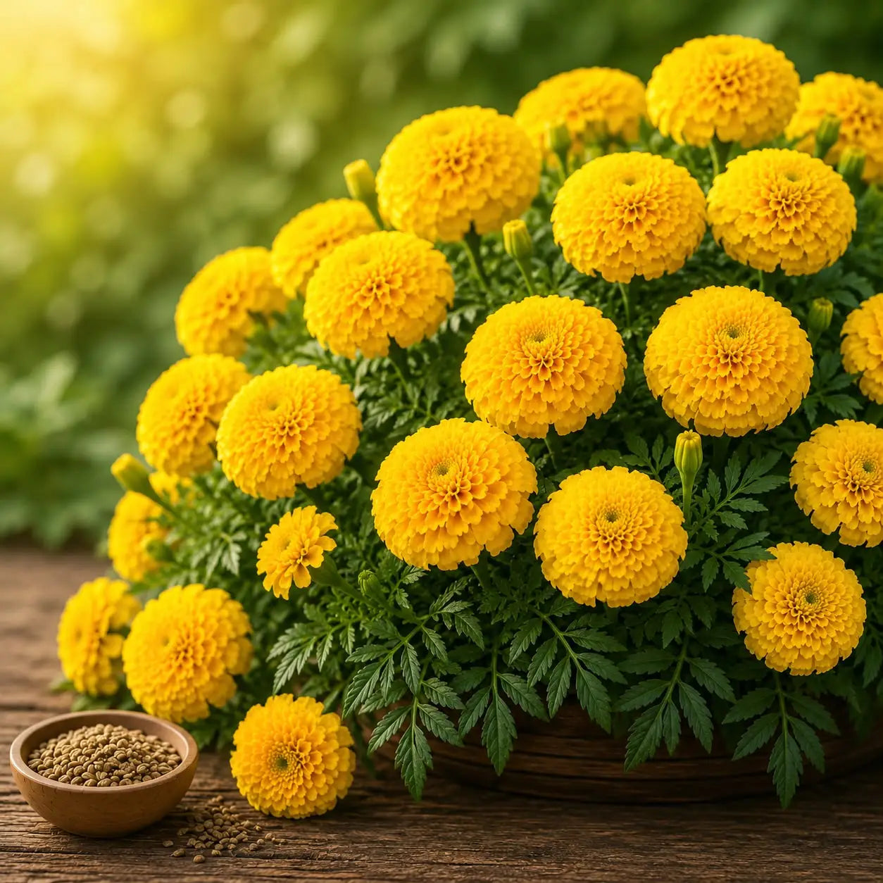 Yellow Marigold Seeds (10 seeds)