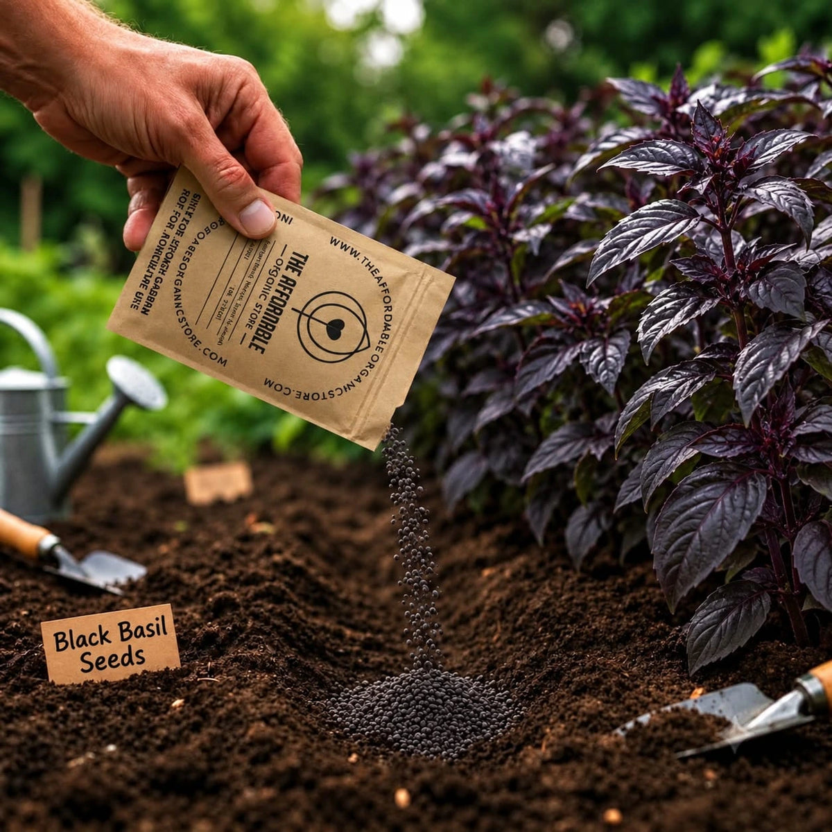 Basil Black Seeds (20 seeds)