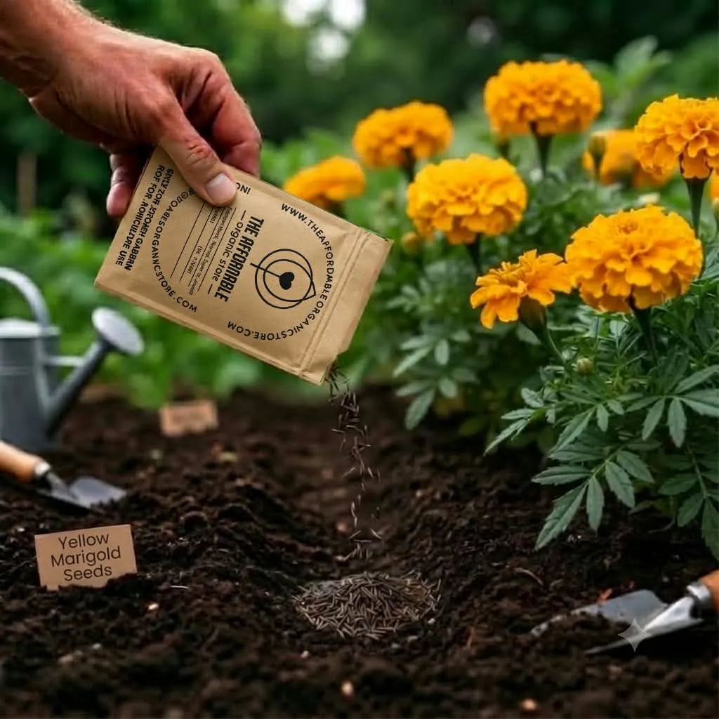 Yellow Marigold Seeds (10 seeds)