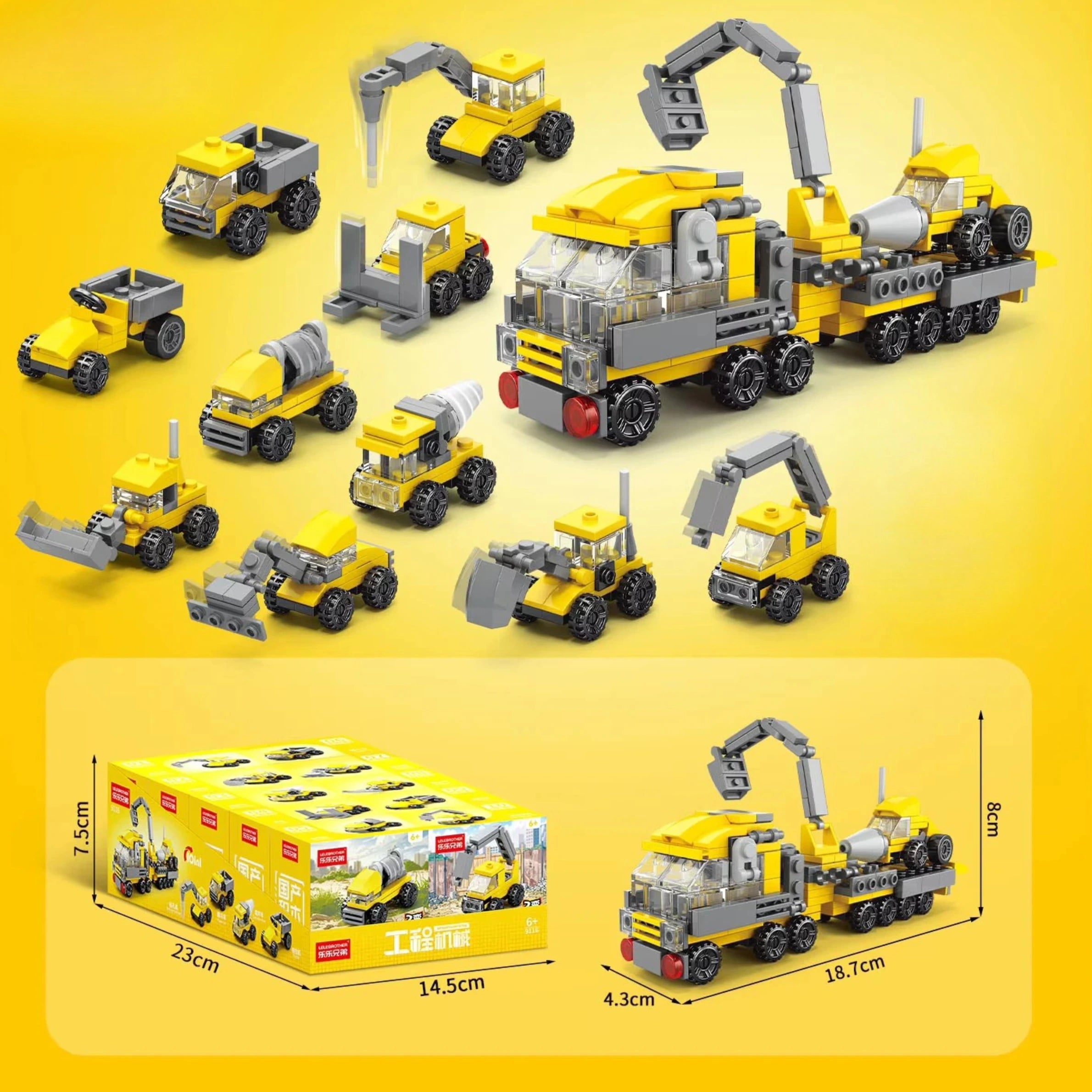 Crane Loader Building Block (1Pc)