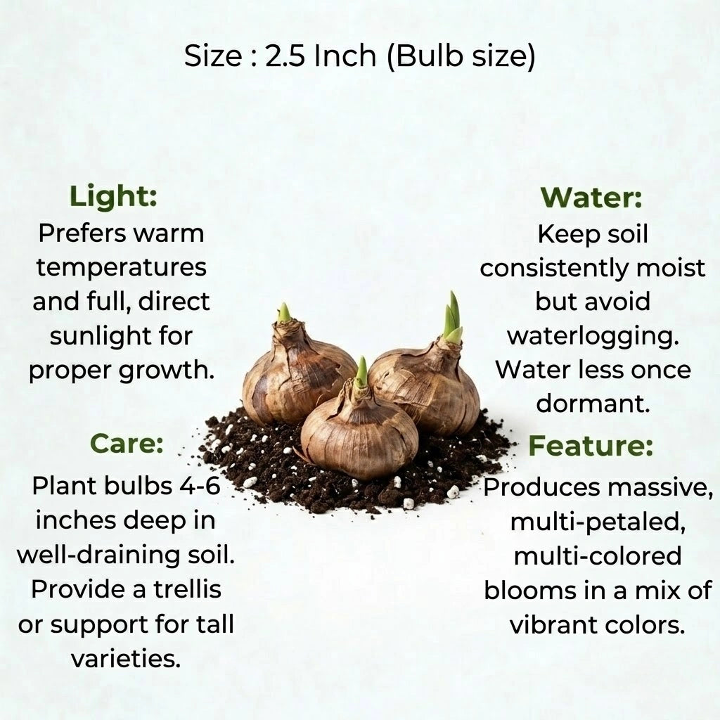 Gladiolus Bulbs (1pc)
