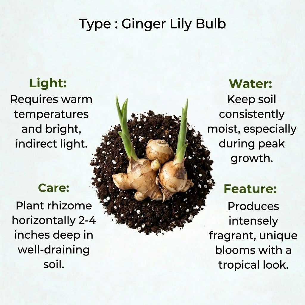 Ginger Lily Bulb (1pc)