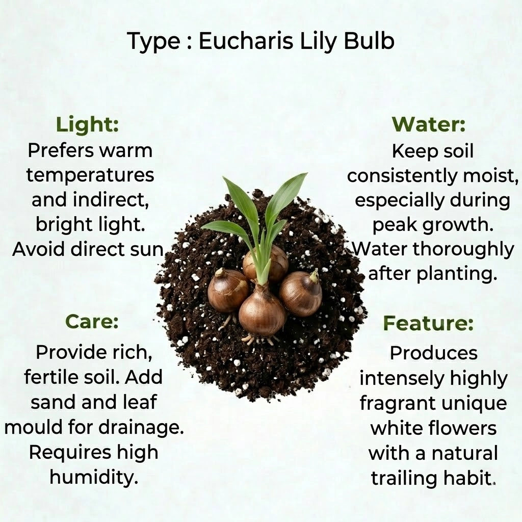 Eucharis Lily Bulb (1pc)