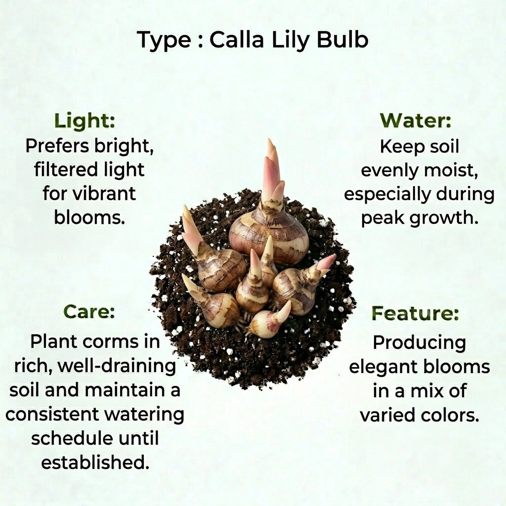 Calla Lily Bulb (1pc)