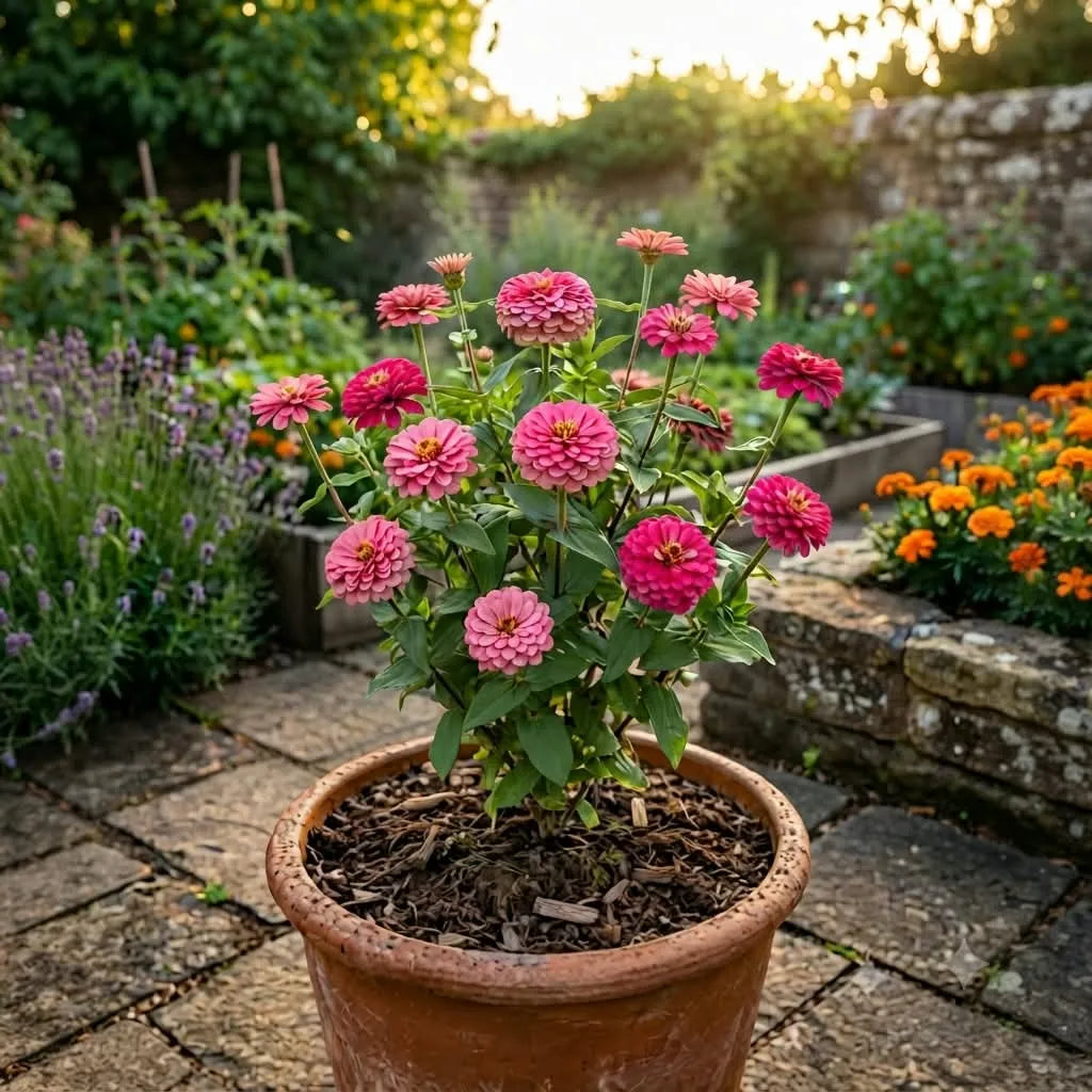 Zinnia Pink Seeds (6 seeds)