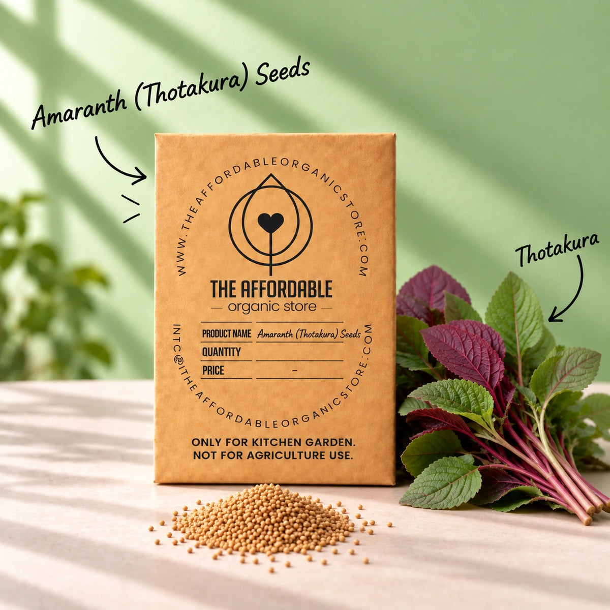 Amaranth (Thotakura) Seeds (10 Seeds)