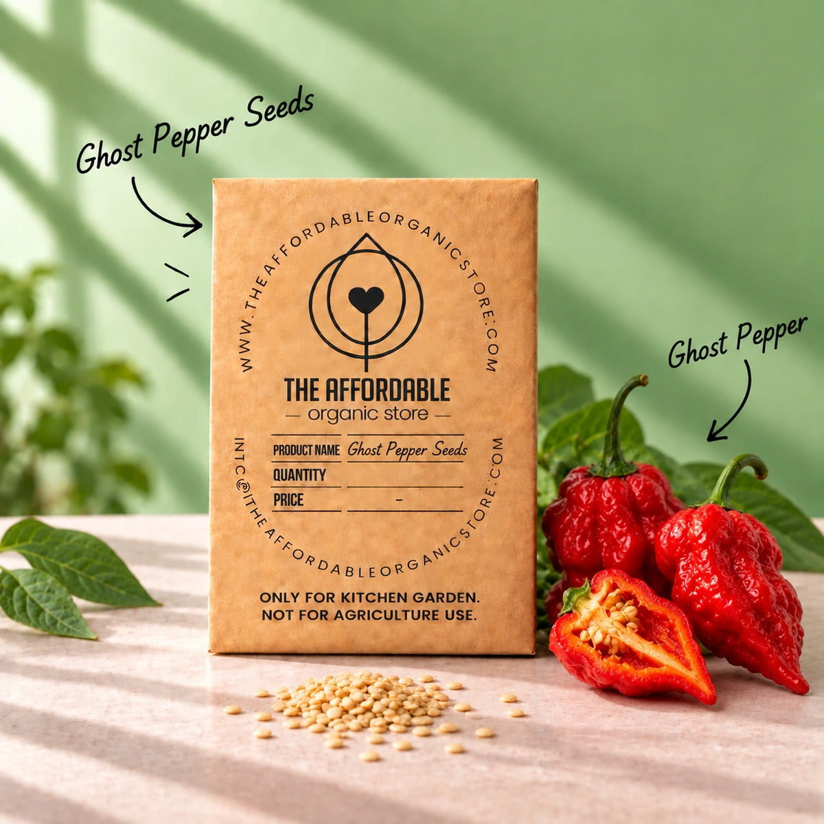 Ghost Pepper Seeds (10 Seeds)