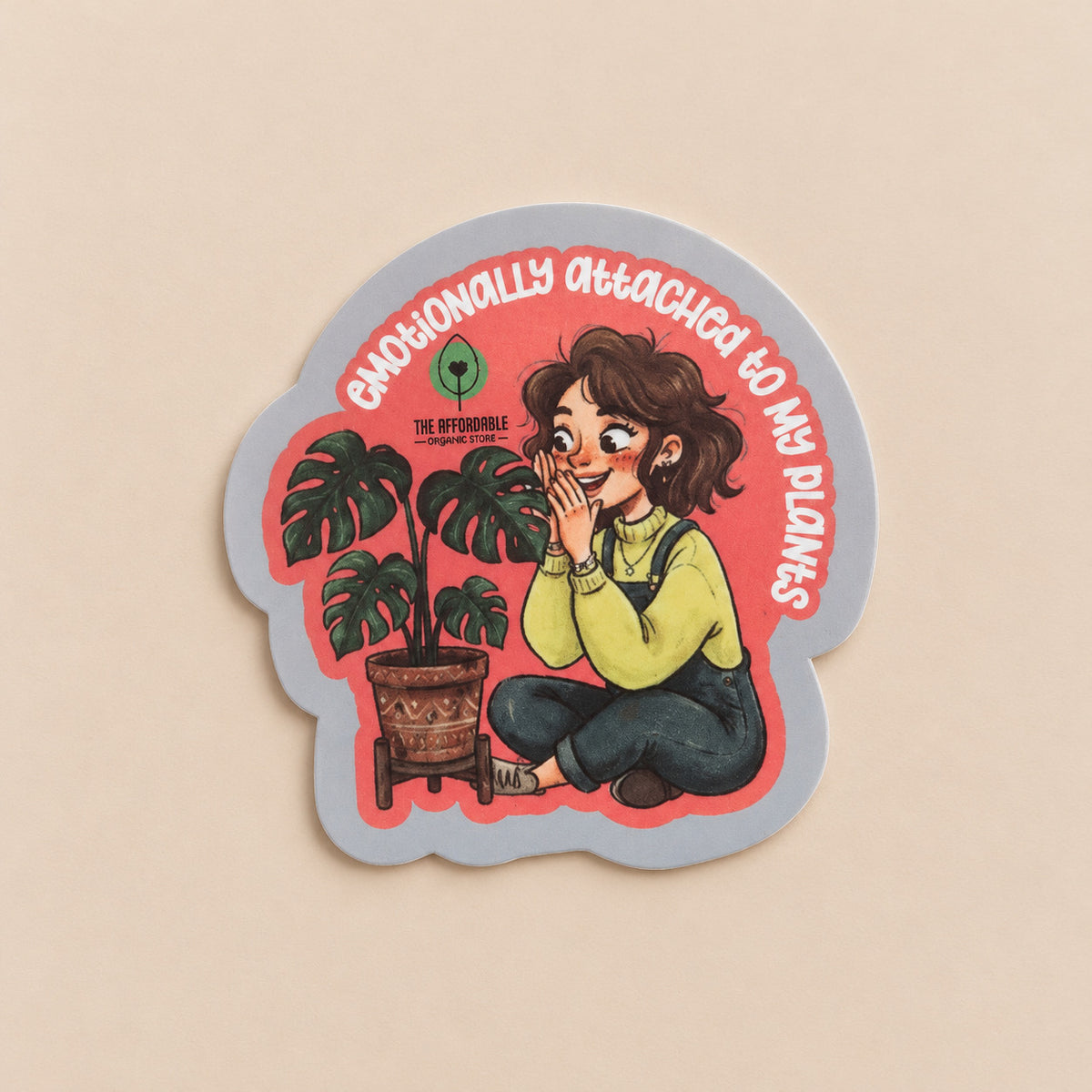 Chronic Plant Pyaar Laminated Sticker (1pc)