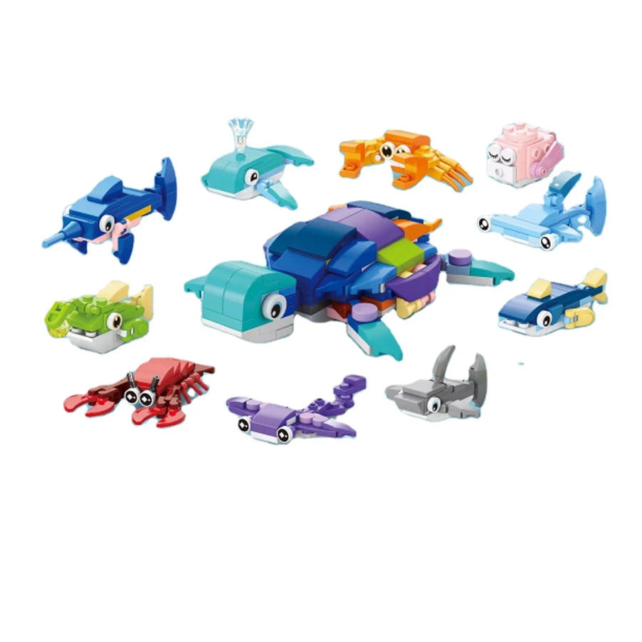 AquaSprout Whale Builder Building Block (1Pc)