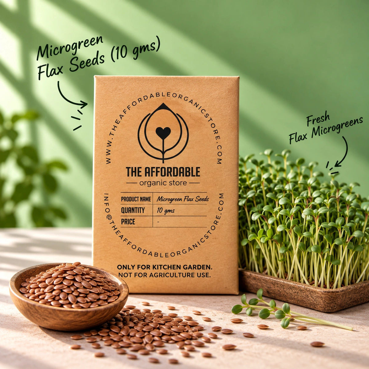 Microgreen Flax Seeds (10 gms)