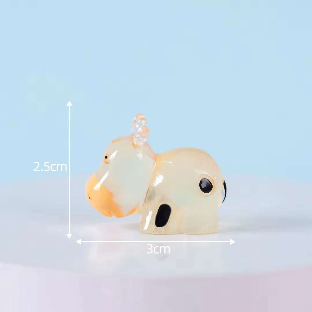 Miniature Glow Cow (1pc)