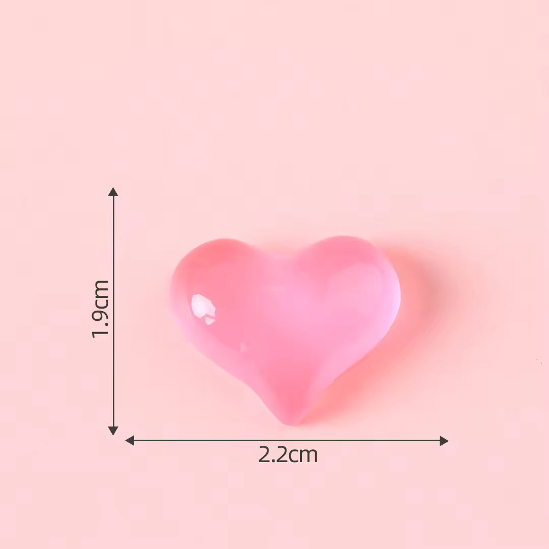 Miniature Glow Little Heart (1pc)
