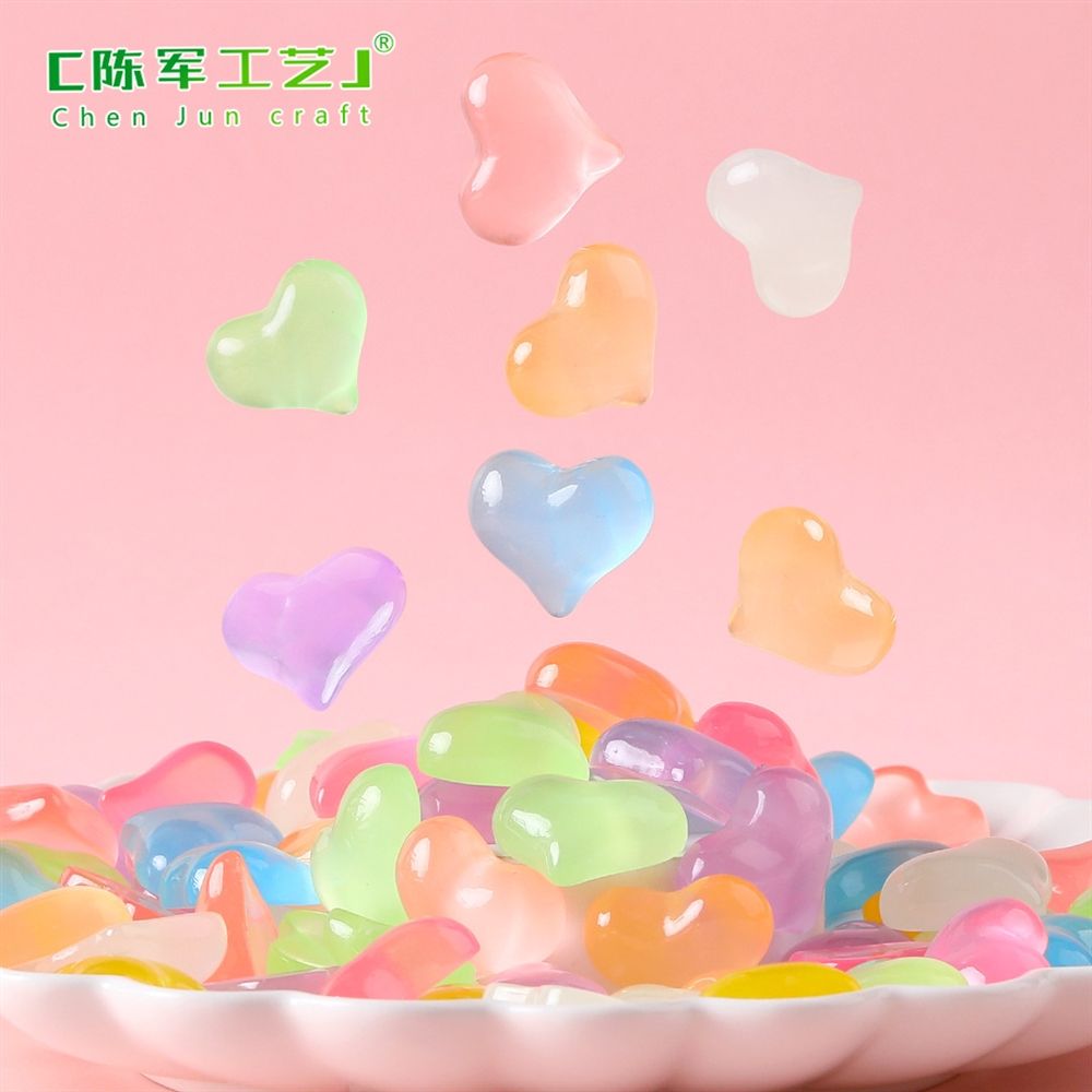 Miniature Glow Little Heart (1pc)