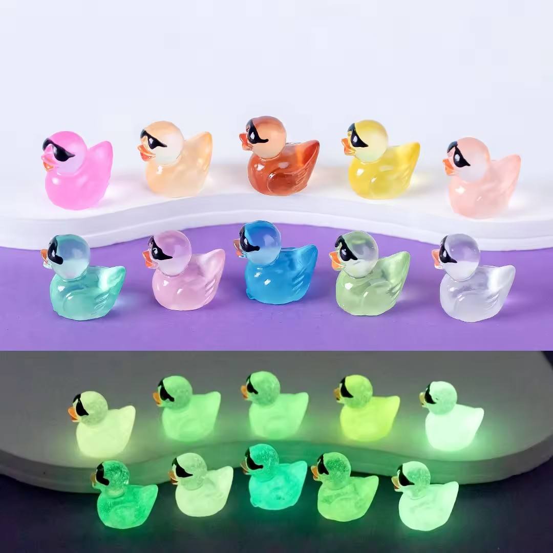 Miniature Glow Mini Duck (1pc)