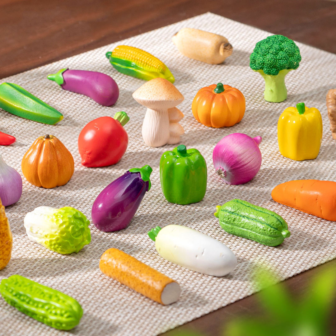 Miniature Glow Resin Vegetables Mix (1pc)
