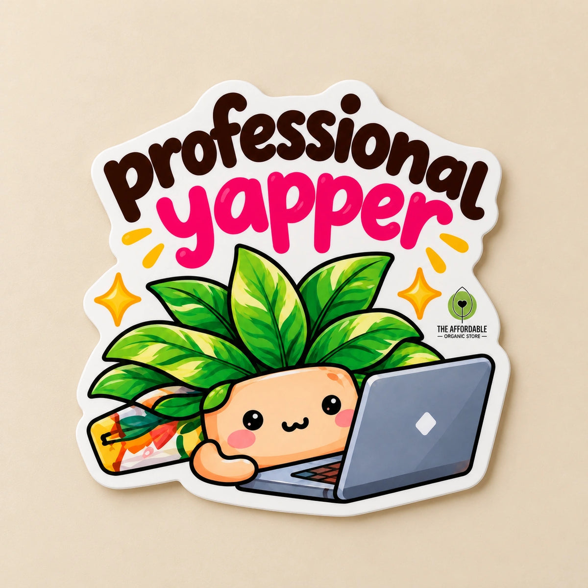 Professional Yapper Laminated Sticker (1pc)