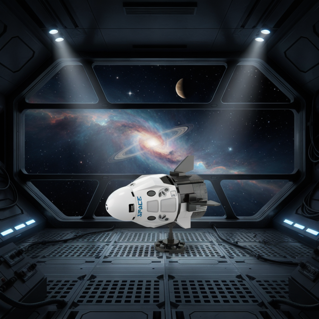 SpaceX Dragon Building Block (1Pc)