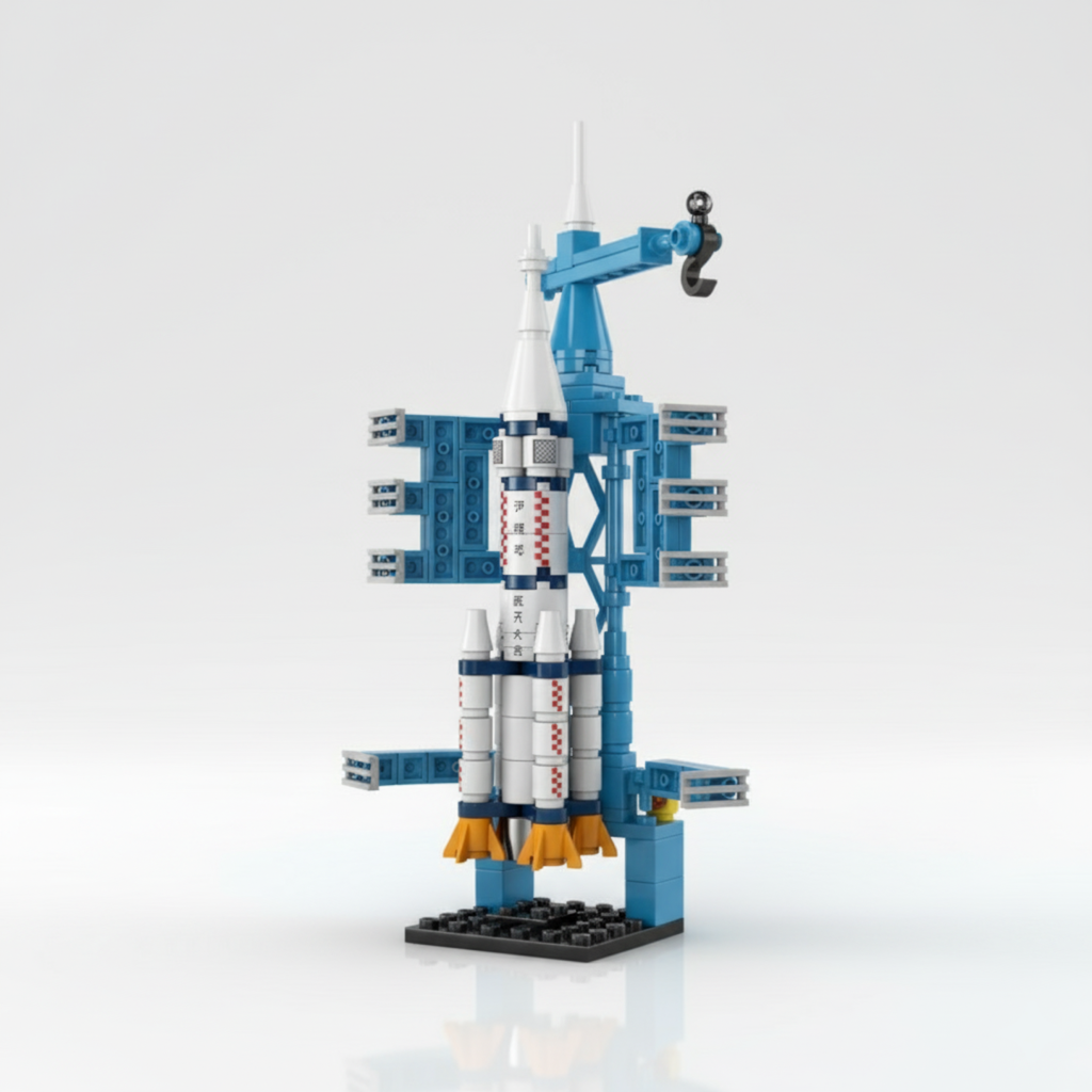 Space Rocket Building Block(1Pc)