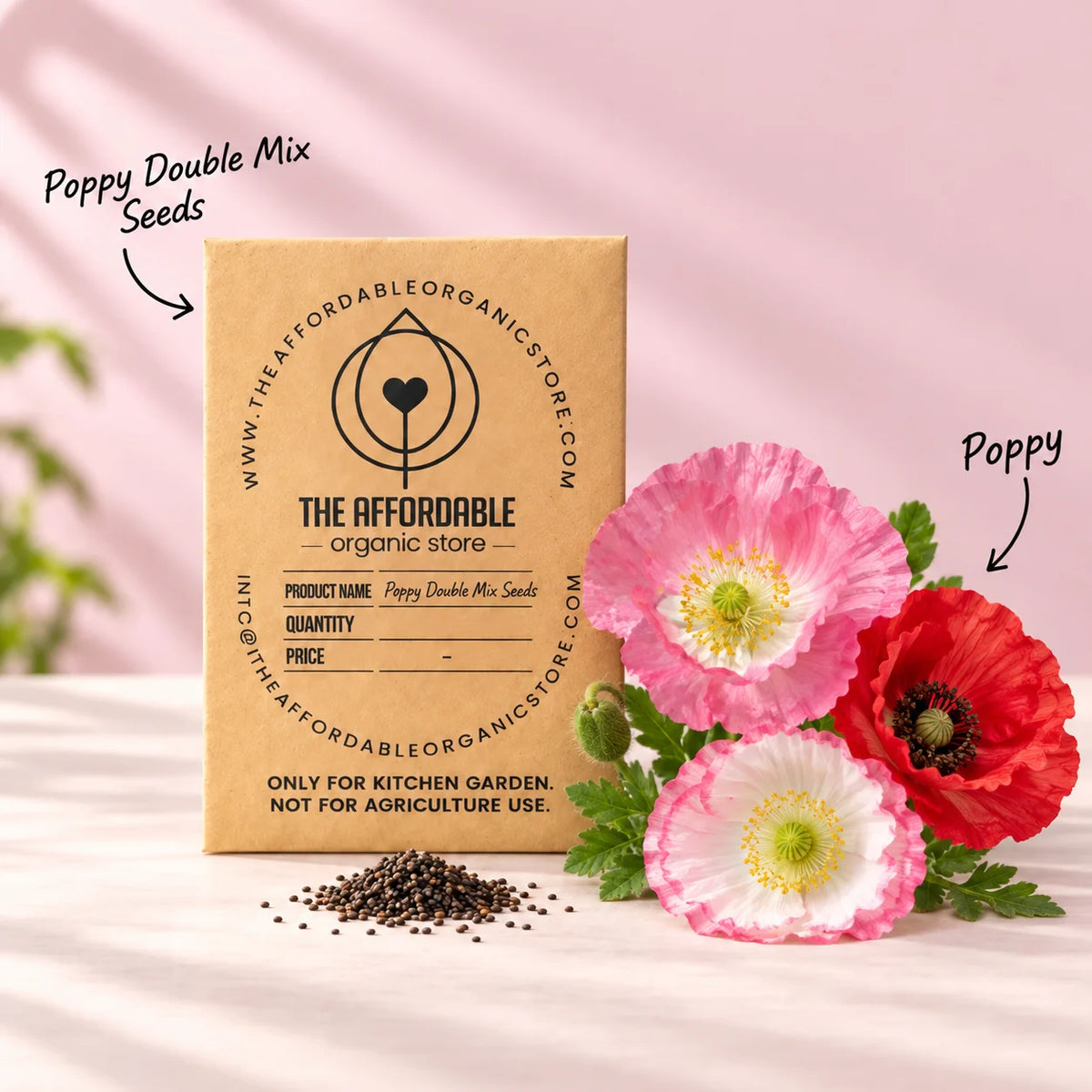 Poppy Double Mix Seeds (30 seeds)