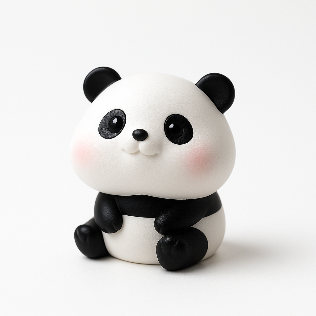 Image of a Black and white Panda Miniature