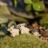 A cute and small Miniature Cows Assorted on artificial grass.