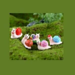Image of Miniature Snails for Fairy Gardens.