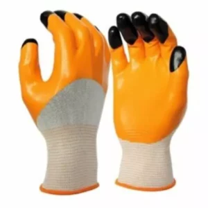 This is an image of a pair of Gardening Gloves Free Size kept against white color background.