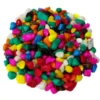 This is an image of Multi Colored stones to decorate your garden kept against white color background.