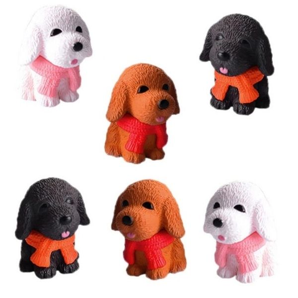 A cute several Miniature Furry Dogs