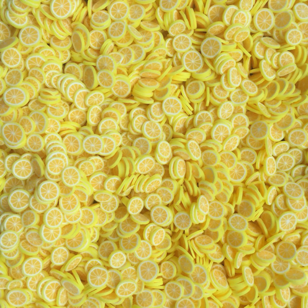 Several Miniature Polymer Clay Lemon.