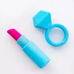 This is an image of Fancy Ring Lipstick Eraser against white color background.
