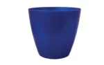 This is an image of a blue color Gardening Pot Round 4 inch.
