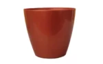 This is an image of a maroon color Gardening Pot Round 4 inch.