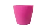 This is an image of a pink color Gardening Pot Round 4 inch.
